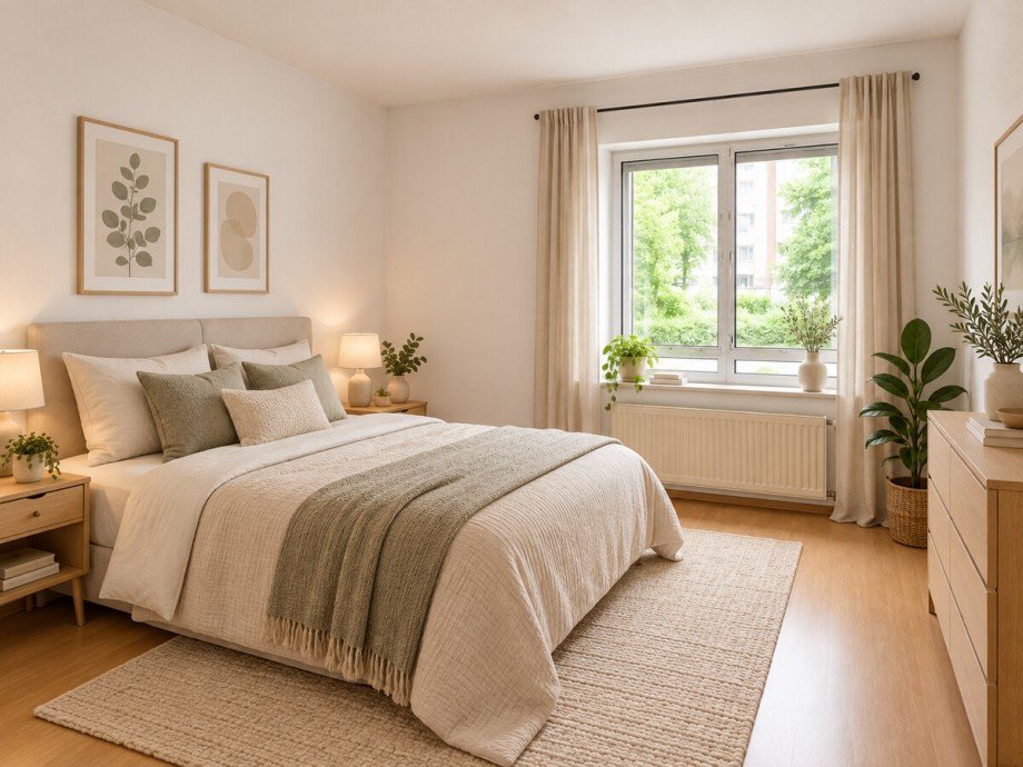 Scklafzimmer KI m�bliert Erdgeschosswohnung Heppenheim (Bergstra�e)