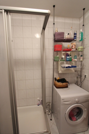 Duschbad mit Waschmaschinenanschlu� Etagenwohnung Heppenheim (Bergstra�e)