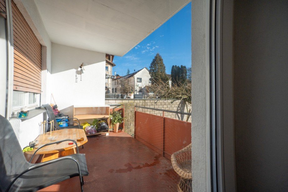 Balkon EG links Mehrfamilienhaus Grasellenbach / Wahlen