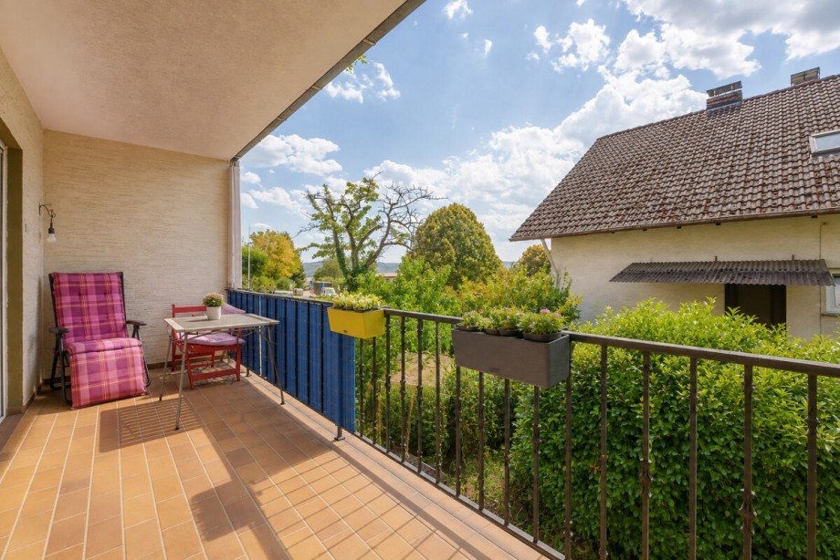 Balkon EG Zweifamilienhaus Lindenfels