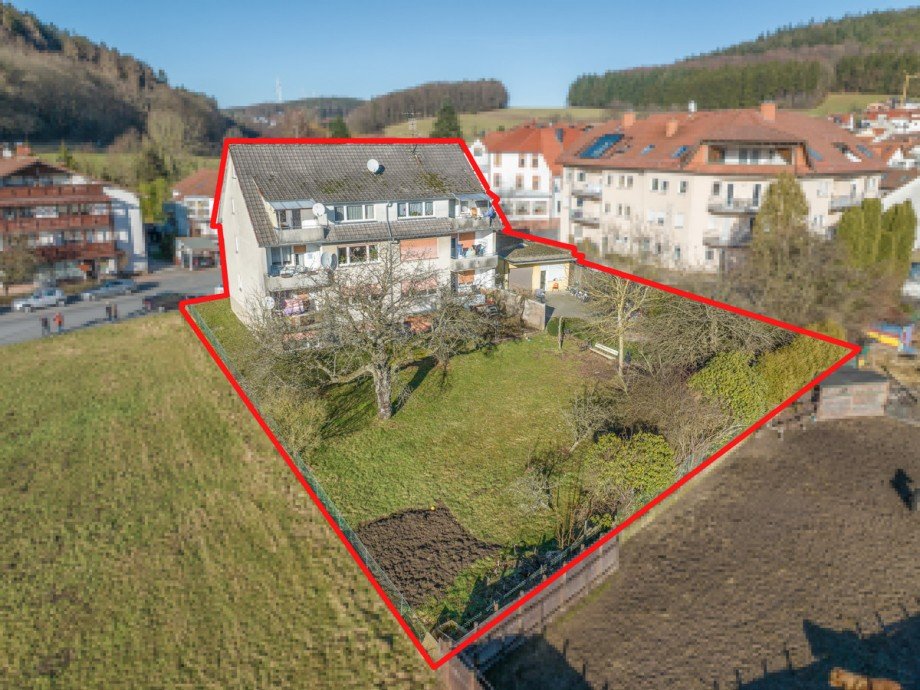 Ansicht Mehrfamilienhaus Grasellenbach / Wahlen