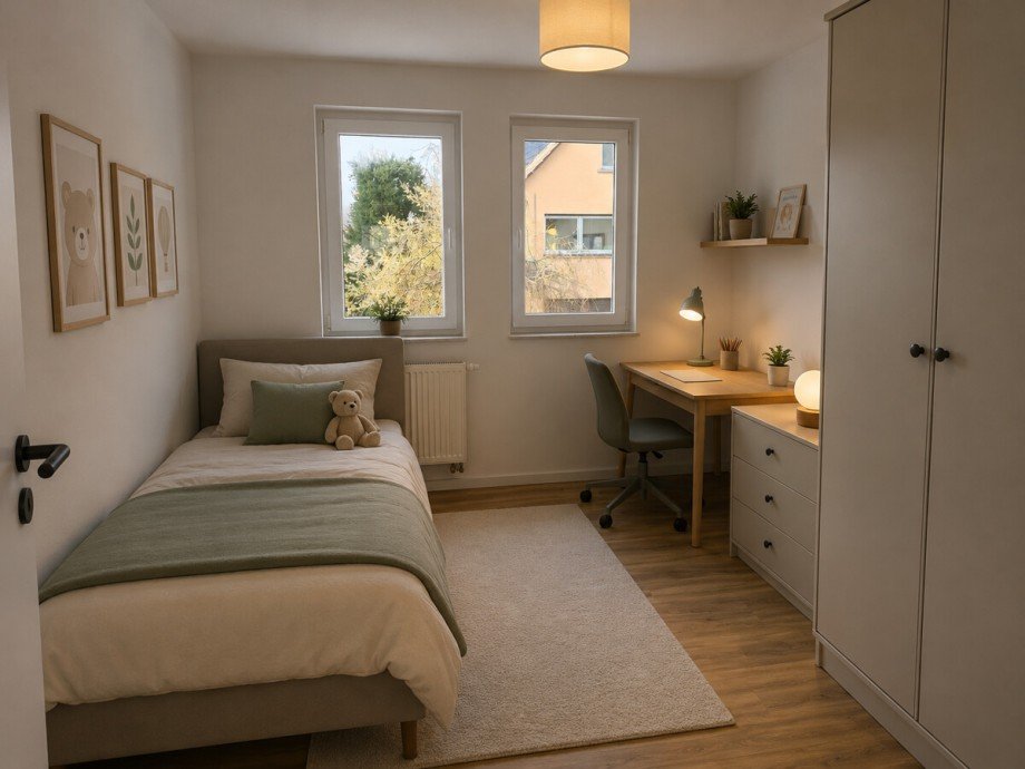 Ki. Zimmer nachher Etagenwohnung Bensheim