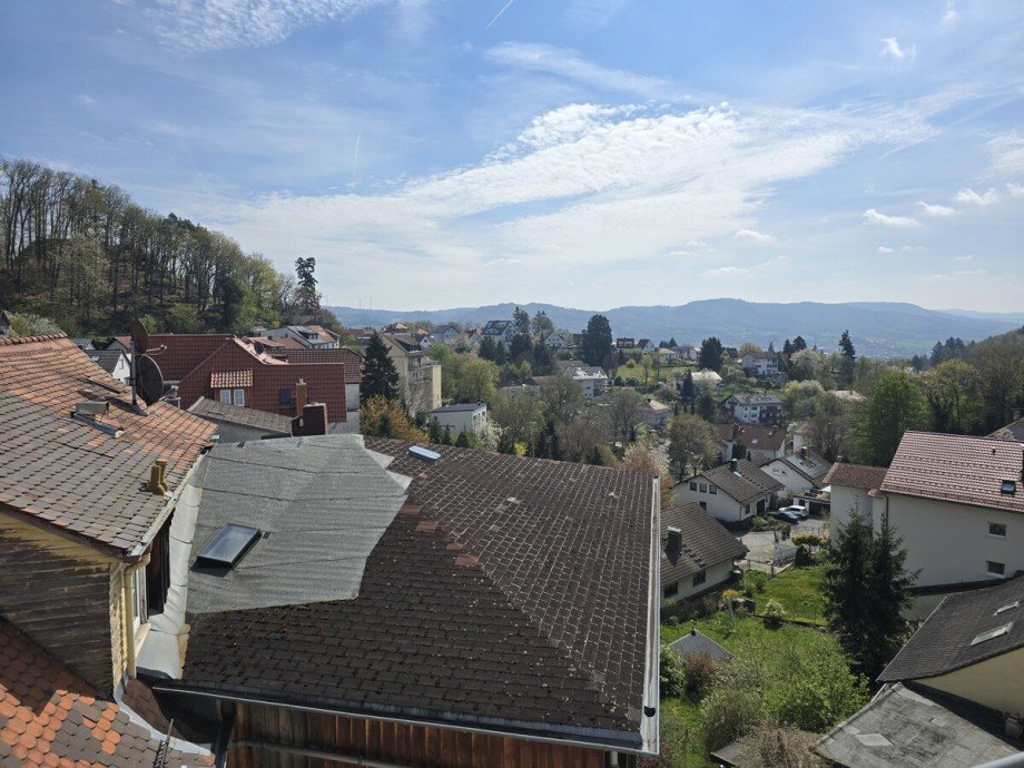 Aussicht Dachgeschosswohnung Lindenfels