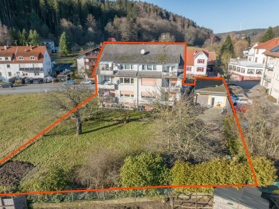 Ansicht Mehrfamilienhaus Grasellenbach / Wahlen