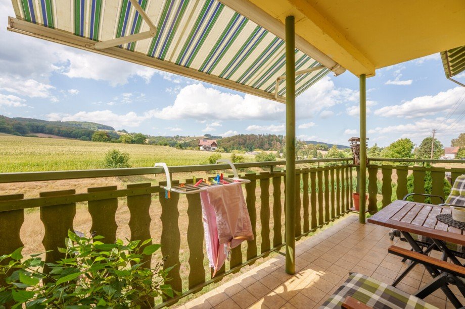 Balkon EG Zweifamilienhaus Reichelsheim