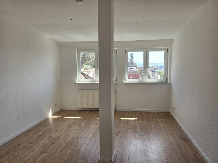 Schlafzimmer andere Seite Dachgeschosswohnung Lindenfels