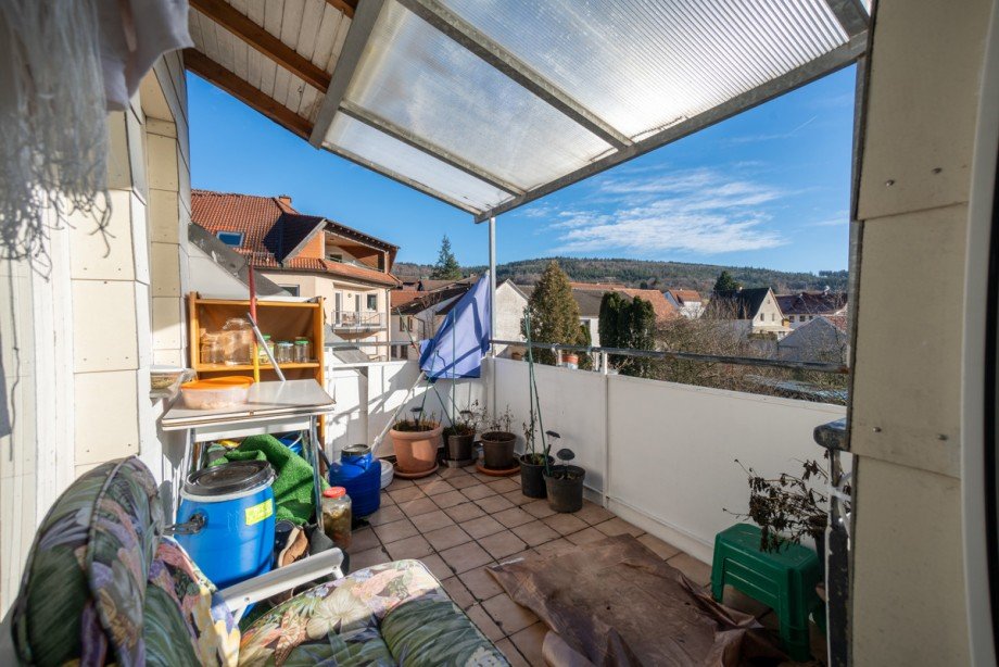 Balkon DG links Mehrfamilienhaus Grasellenbach / Wahlen