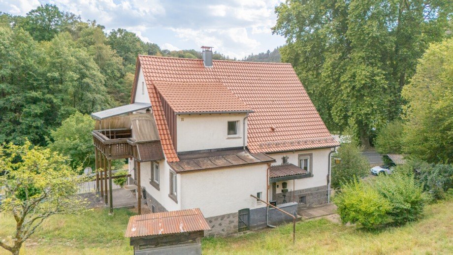 R�ckansicht Einfamilienhaus Heppenheim (Bergstra�e) / Wald-Erlenbach