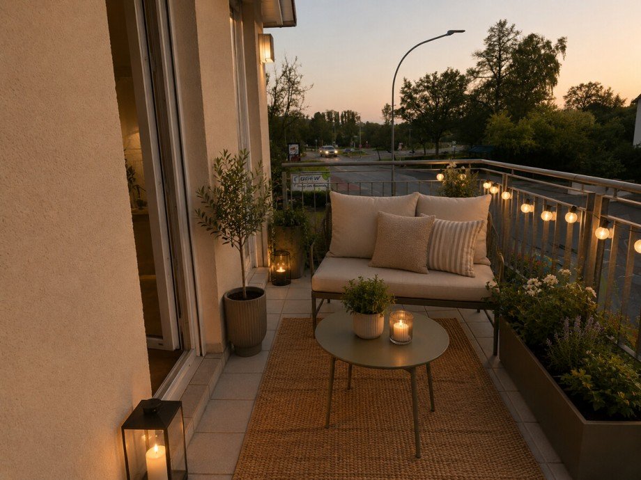 Balkon nachher Etagenwohnung Bensheim