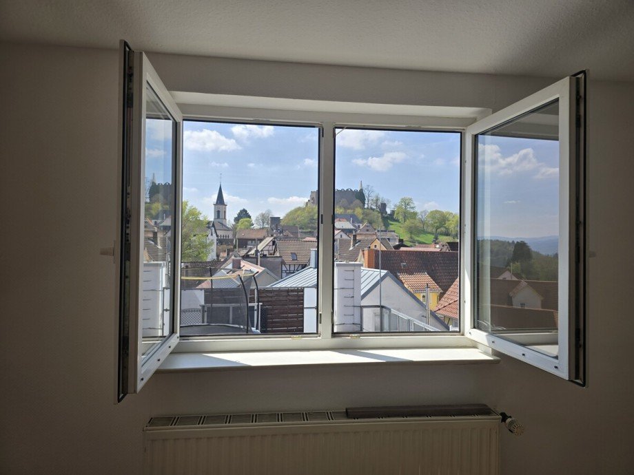 Ausbblick �ber Lindenfels Dachgeschosswohnung Lindenfels