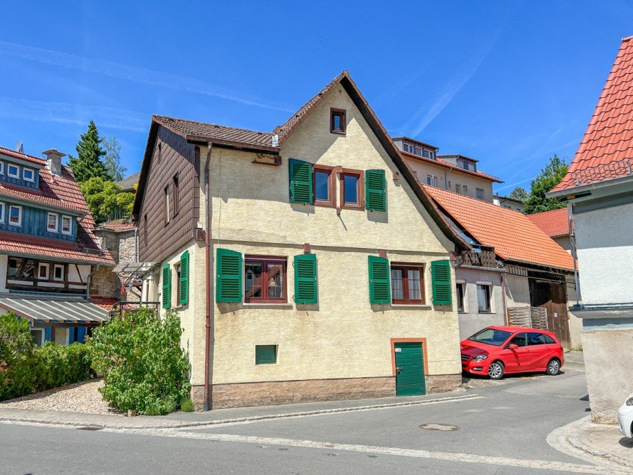 Strassenansicht Einfamilienhaus Bensheim / Gronau