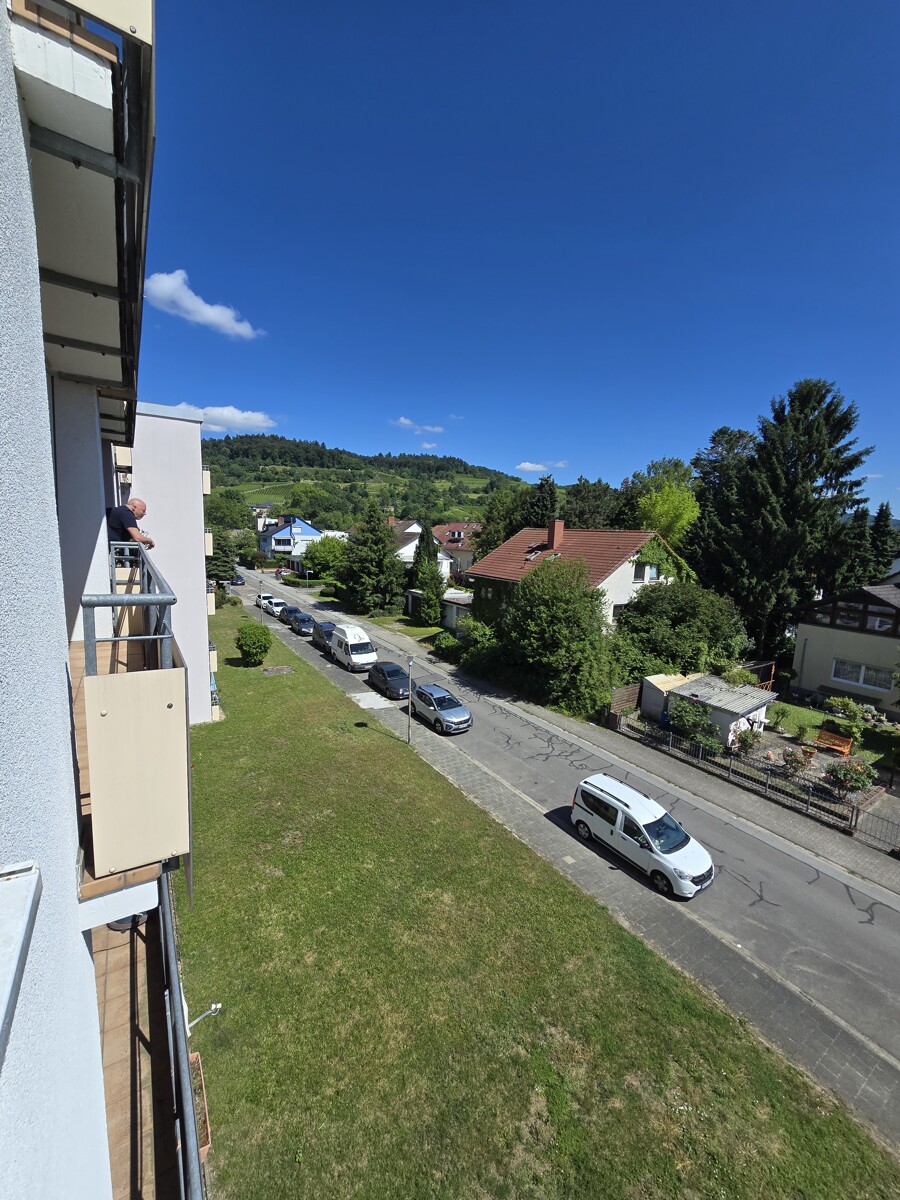 Balkon Blick Osten Etagenwohnung Heppenheim (Bergstra�e)