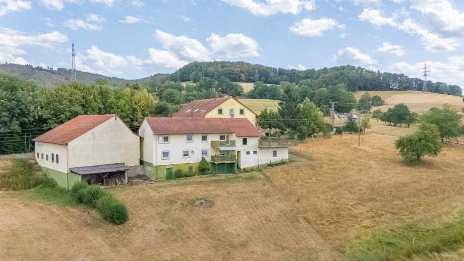 Ansicht von hinten Zweifamilienhaus Reichelsheim