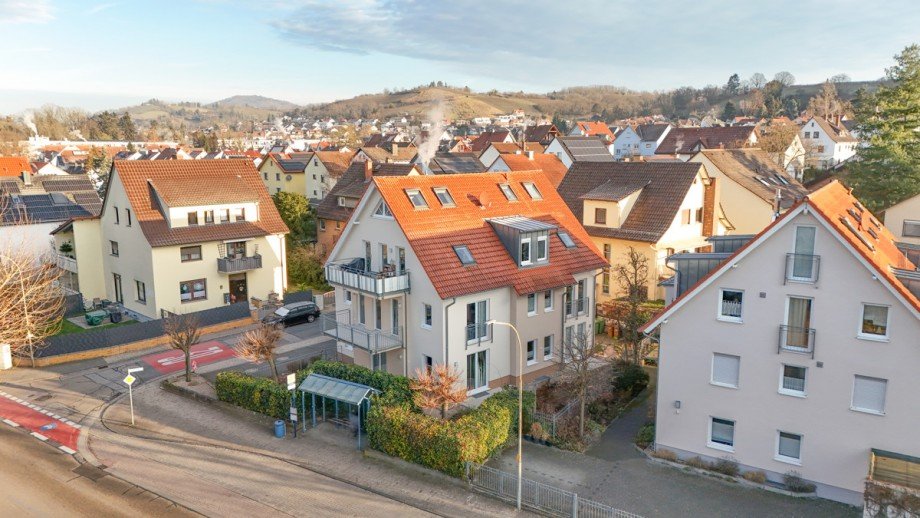 Stra�enansicht Etagenwohnung Bensheim